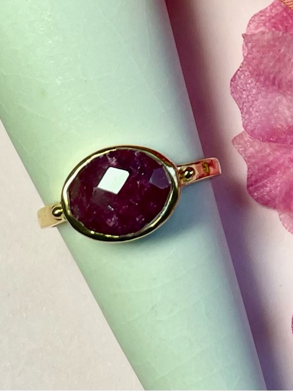 New! Sizzle Ruby Ring